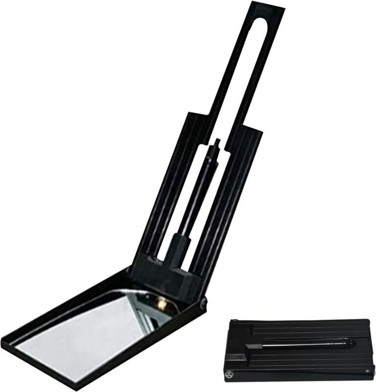 Inspektionsspiegel, Teleskop-Inspektionsspiegel, tragbarer Unterfahrzeug-Teleskopspiegel, Acrylglasspiegel, Fledermaus