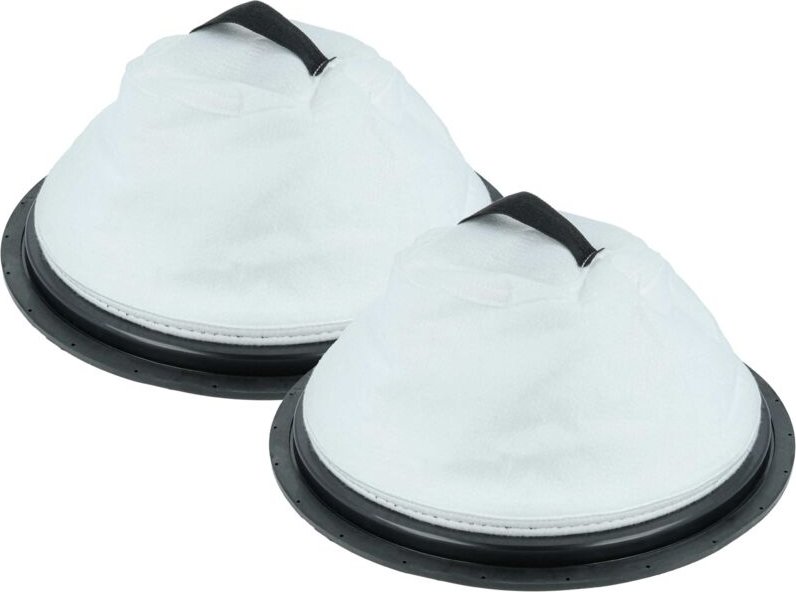 vhbw 2x Filterelement kompatibel mit Nilfisk Sopra Nass-/Trockensauger - Feinstaubfilter, Mikrofaser / Kunststoff / Gumm...