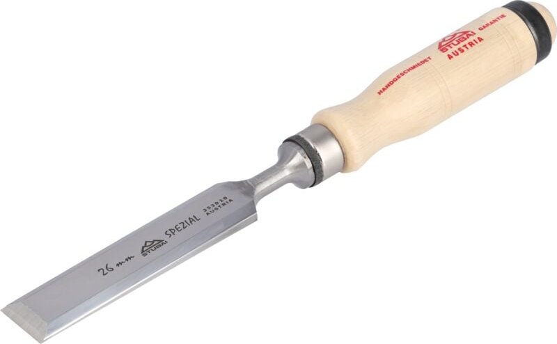 Stubai Spezial Stemmeisen (Stechbeitel) mit Weißenbuchenheft Breite 26 mm