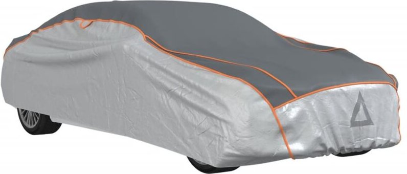 Autoabdeckung für Limousine Hagelschutz Voll l Grau & Silbern - Vidaxl