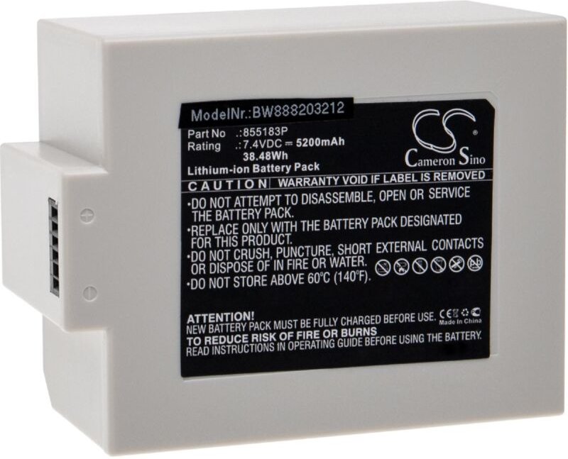 Vhbw - Akku Ersatz für Contec 855183P für Medizintechnik (5200mAh, 7,4V, Li-Ion)