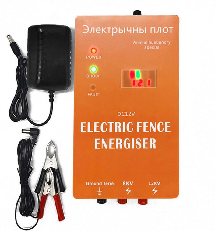 Vtizikl 5 KM ClôTure éLectrique , ClôTure éLectrique Pour Animaux ClôTure éLectrique Solaire Pour Animaux ÉLevage D'Anim...