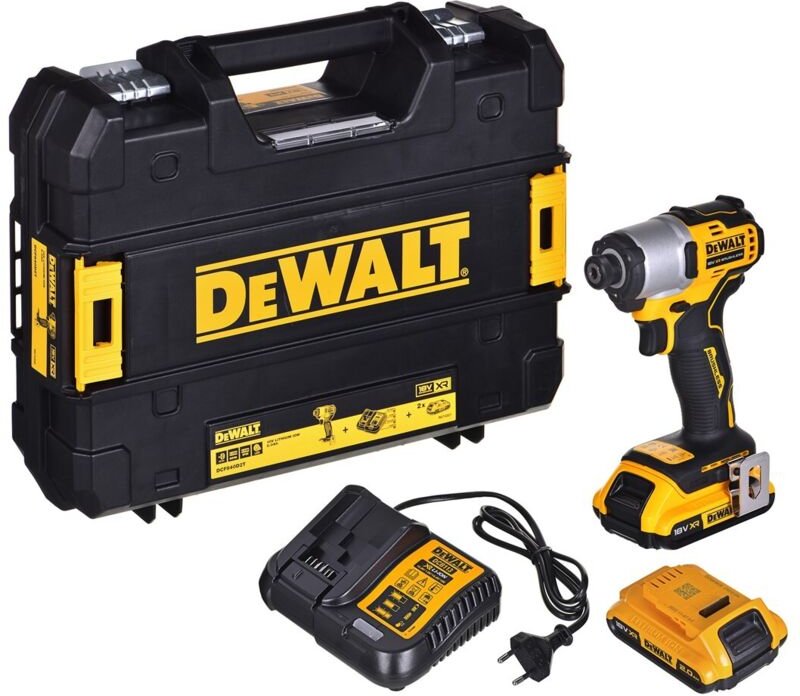 Dewalt - Schlagschrauber xr 18V 2AH Li-Ion Brushless DCF840D2T-QW