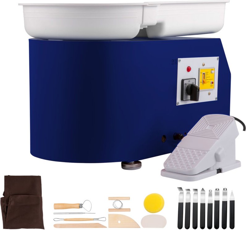 Mophorn - 11-Zoll-Töpferscheibe, 0–300 U/min Keramikscheibe, 350 w, Formmaschine mit einstellbarer Geschwindigkeit, mit ...