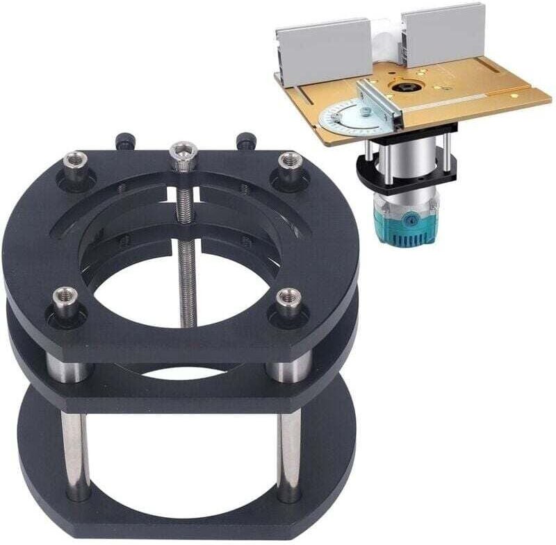 Fräslift, höhenverstellbarer Präzisions-Fräslift mit Handkurbel für kleine Fräsen