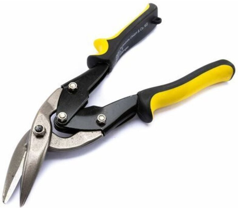 Primaster - Blechschere gebogen 250 mm bis 1 mm Stahlblechschere