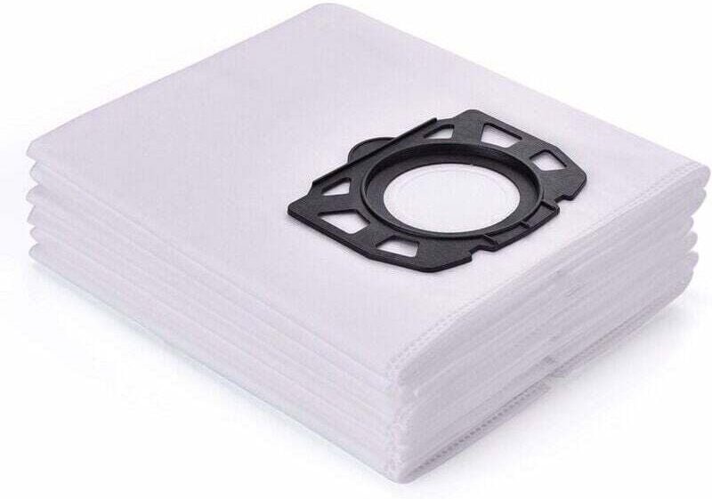 Vtizikl 8 pièces Filtre de remplacement, adapté à Karcher WD4, WD5, filtre à vide WD5 / P, sac de filtre Karcher MV4 / M...