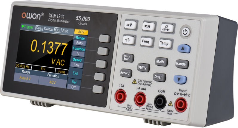Owon XDM1241 Mini Desktop Digital Multimeter wieder aufgeladener 55.000 Zählungen hoher Genauigkeit TRUE RMS Universal M...
