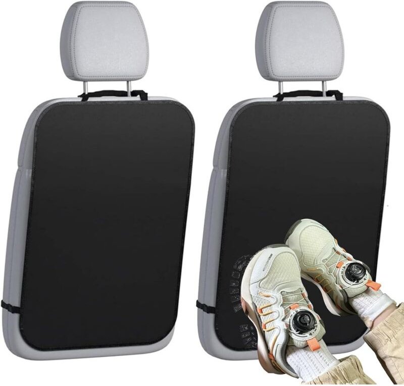 2-teiliger Kindersitzschutz für Autos – wasserdichter, kratzfester Rückenbezug für Autositze, atmungsaktives Design mit ...