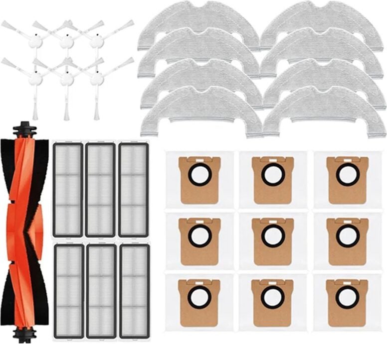 Für Roboter Vakuum X10 Ersatzteile Wichtigsten Seite Pinsel Hepa-Filter