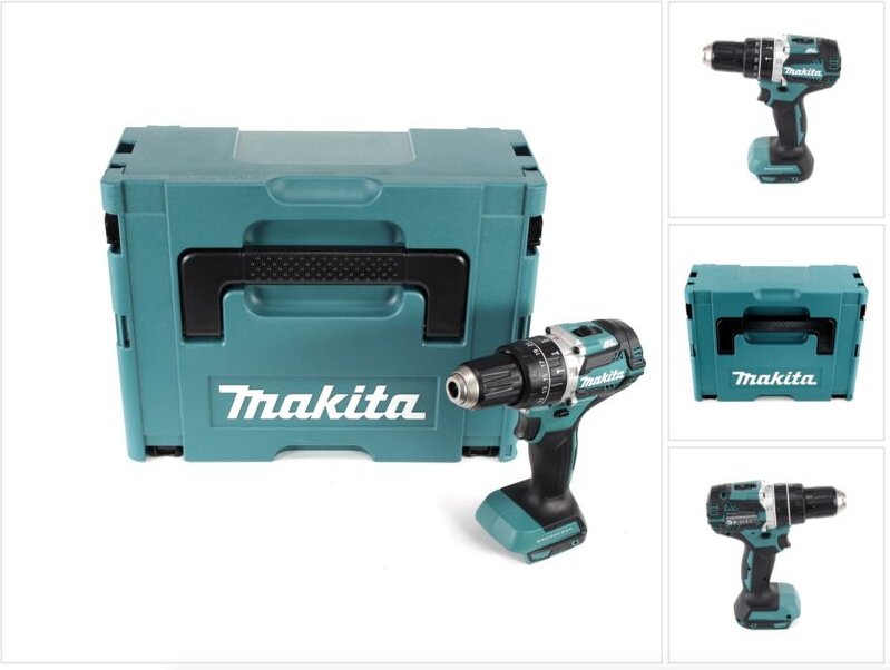 Makita DHP 484 ZJ 18V Brushless Li-Ion Akku Schlagbohrschrauber im Makpac - ohne Zubehör