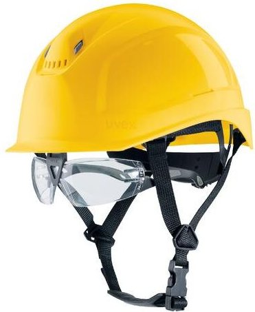 Schutzhelm uvex pheos S-KR IES 9772144 gelb mit Lüftungen