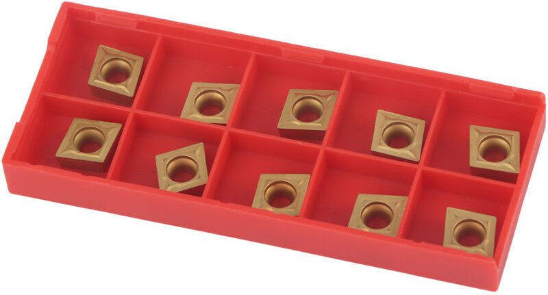 CCMT09t304 Hartmetall-Wendeschneidplatte CCMT32.5, 10er-Packung CNC-Hartmetall-Fräser für Drehmaschinen