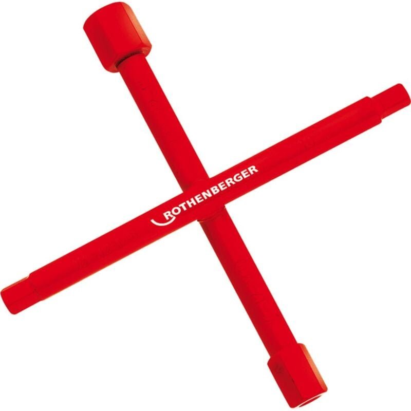 Sanitär-Kreuzschlüssel 3/8-1/2-3/4-1 - Rothenberger