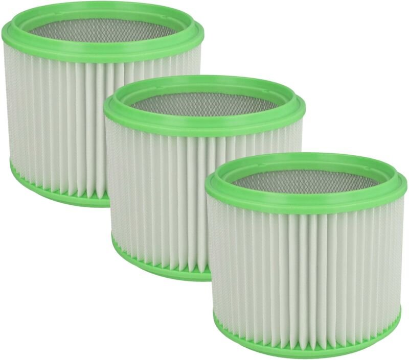3x Faltenfilter kompatibel mit Makita 442, 446, 440 83133B8K, 443, 441, 446L, 440, 444, 445 Staubsauger - Filter, Patron...