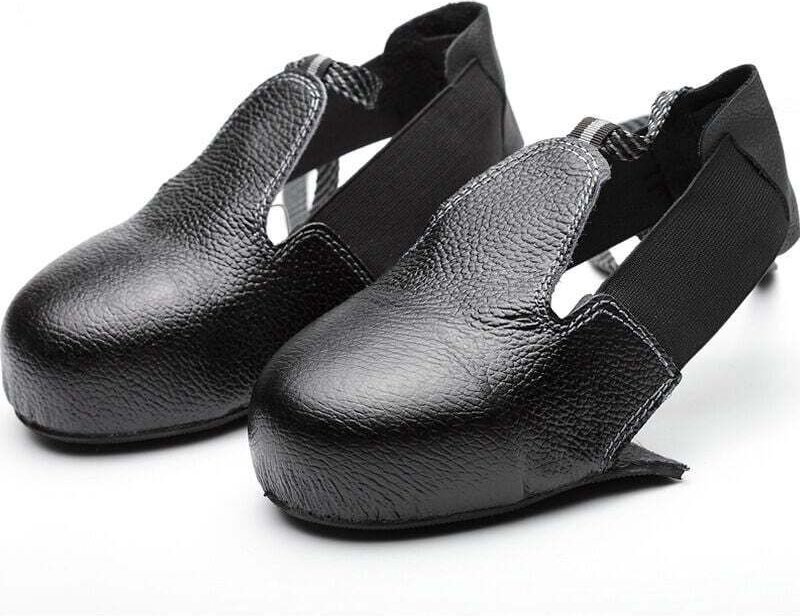 Sicherheitsschuhe für den Arbeitsplatz – Tragbarer Überschuh mit Quetschschutz – Leicht – Stahlkappe – Wiederverwendbare...