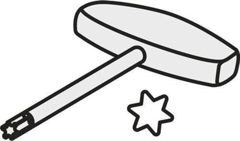 Torx-Schlüssel iso sdr T25P-T Bruttogewicht 56,5g Pramet