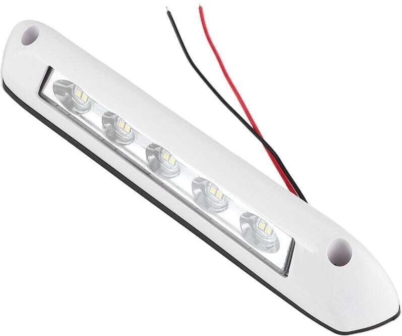 12V/24V LED-Wohnmobilleuchte, universelle 8W wasserdichte Markisen-/Positions-/Leistenleuchte für Wohnmobile und Außenbe...