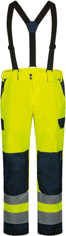 Gr .S (46/48) FLOKI WARNSCHUTZ-REGENHOSE gelb FLOKI HIGH VISIBILITY TROUSER