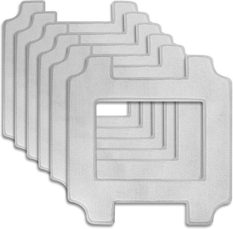 6er-Pack Reinigungstücher für den ECOVACS WINBOT W2S / W2S Omni Fensterreinigungsroboter, waschbares Mikrofasertuch von ...