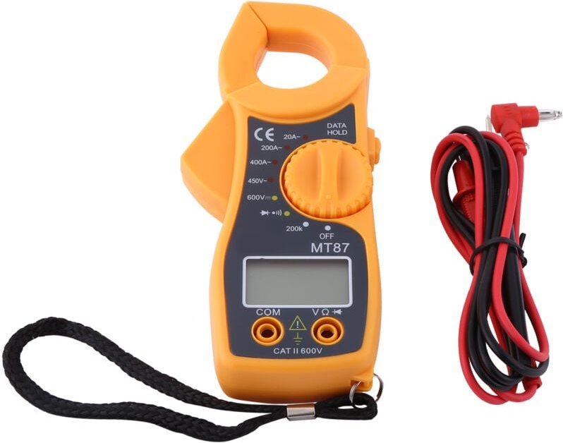 Digitales Multimeter, AC/DC-Zangenvoltmeter, Amperemeter, Ohmmeter, Spannungsprüfer, LCD-Anzeige, entwickelt für elektri...