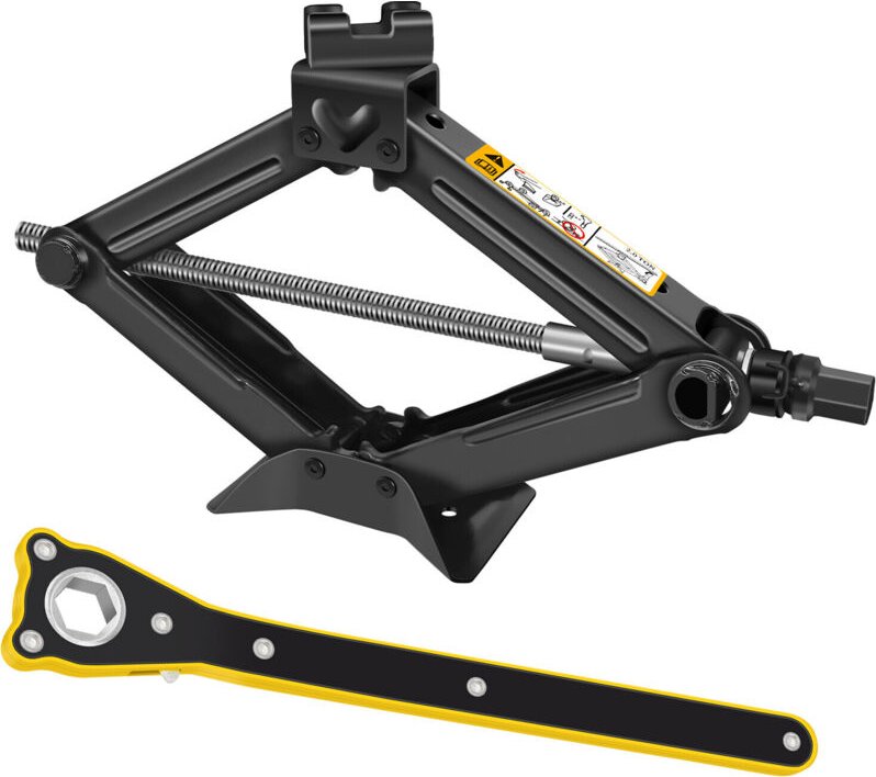 Dayplus - Auto Wagenheber Scherenwagenheber Lift mit Handkurbel Für pkw/suv/mpv 2000kg 2T