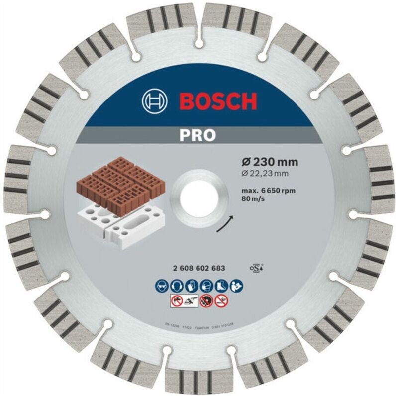 Bosch Diamanttrennscheibe Best for Abrasive 230 x 22,23 x 2,4 x 15 mm