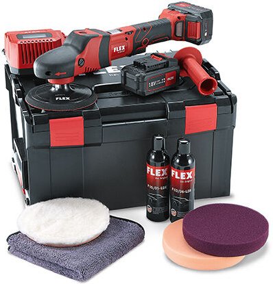 Flex - Akku-Rotationspolierer pe 150 18.0-EC/5.0 P-Set 461229