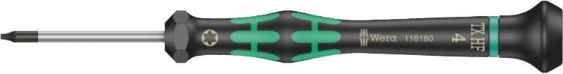 2067 Elektroniker torx hf Schraubendreher mit Haltefunktion, Ausführung: tx 4 40x97x2,5x1 9/16 - Wera