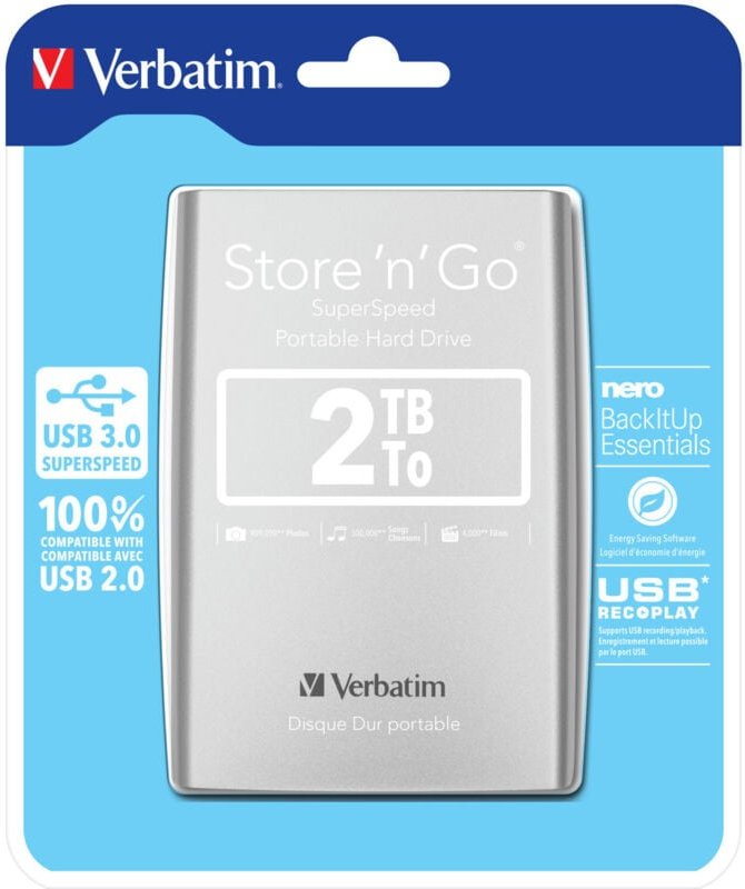 Verbatim Store 'n' Go Externe Festplatte 2,05 TB