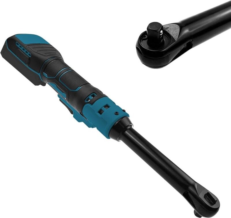 3/8"-Akku-Ratschenschlüssel, kompatibel mit Makita 18V-Akkus, 80 Nm Drehmoment, 320 U/min