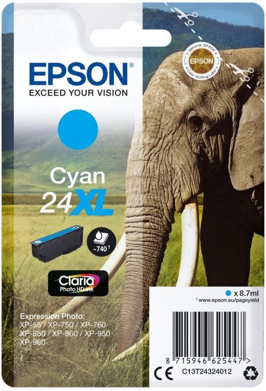 Epson Elephant C13T24324022 Druckerpatrone 1 Stück(e) Original Hohe (XL-) Ausbeute