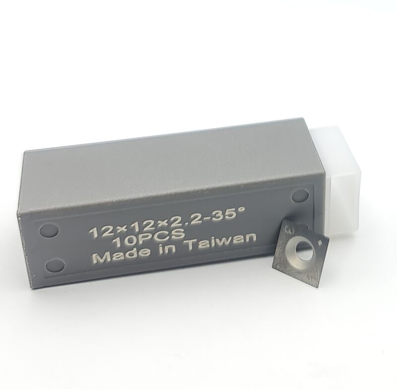 VHM Mehrfach-Kanteneinsätze für PVC 12x12x2,2 - 10 Stück