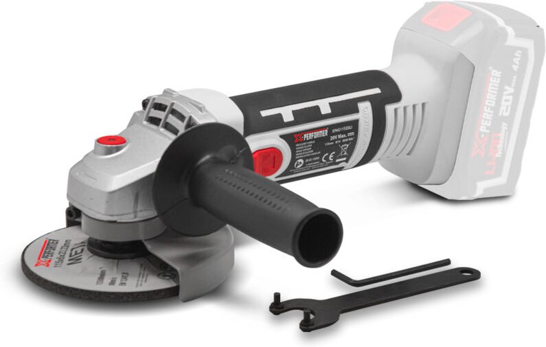 Akku-Eckschleifer 20V - 115mm, ohne Akku geliefert - X-Performer