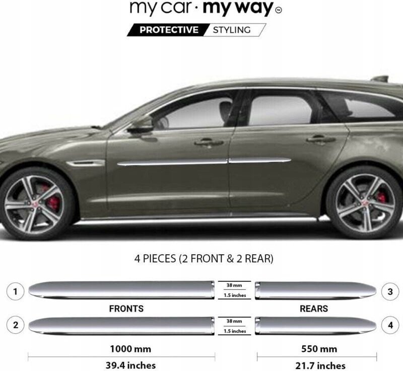 JAGUAR XF Kombi X260 CHROM-Türschutzleisten