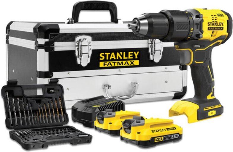 Stanley - St wkrętarka v20 sfmcd715d2f 60nm 2x2,0ah +50acc skrzynia metal
