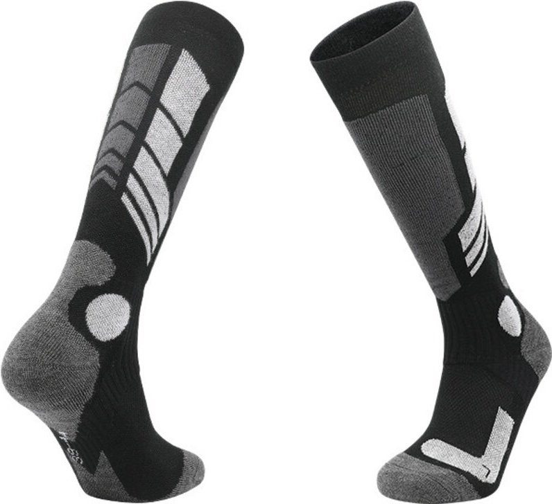 Zwei Paar Wollskisocken, unisex, warm und bequem, dicke Wintersocken, geeignet für kaltes Wetter, Schnee, Skifahren, Sno...