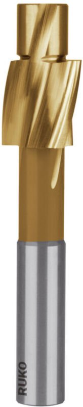 Flachsenker DIN 373 DIN 373 M3 Gütegrad mittel für Durchgangsloch HSS TiN Schneidenanzahl 3 5 mm