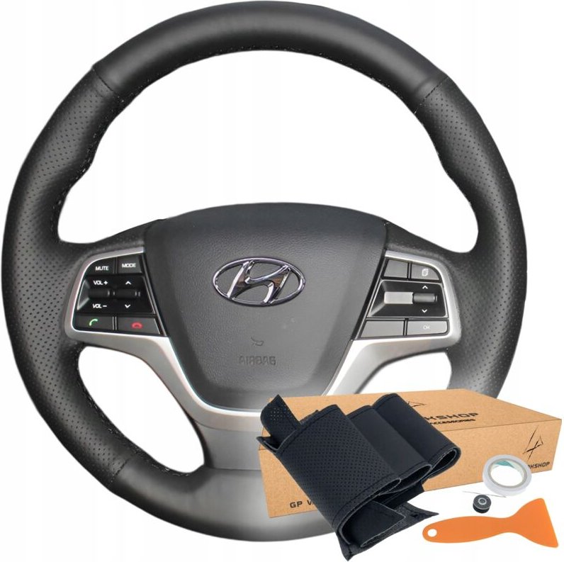 Lenkradabdeckung Mit Muster Für Hyundai Elantra 4 Solaris Accent