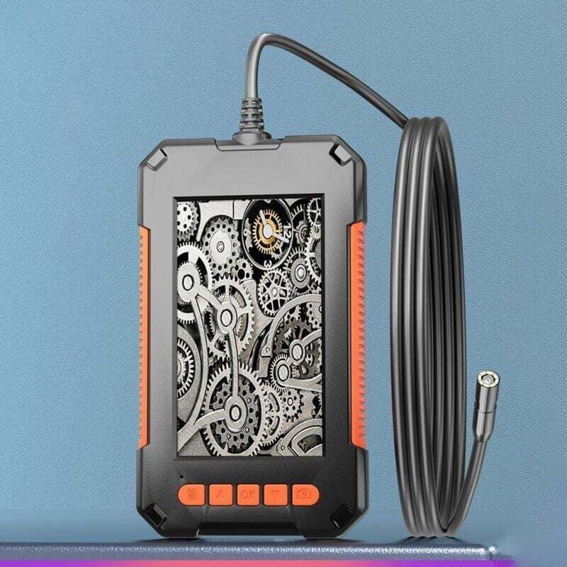 Beleuchtete Endoskopkamera, 4,3-Zoll-IPS-Bildschirm, Endoskop-Inspektionskamera mit 8-mm-HD-Endoskop, Kanal-Endoskop für...