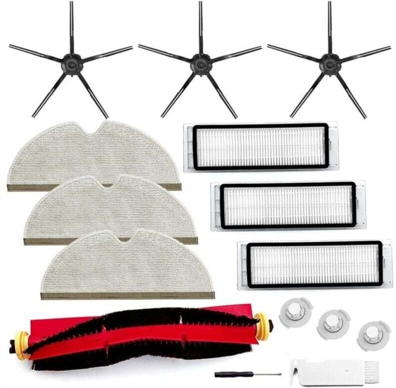 Für S6 Pure E4 S4 Max MaxV S5 E2 E3 E5 E20 E25 E35 Hauptseitenbürste HEPA-Filter-Wischtuch