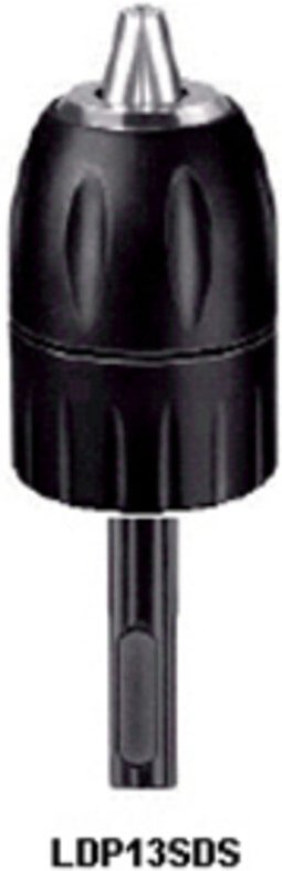 Schlüsseloser 13 mm mit Adapter SDS zum Anbringen an SDS-Bohrhämmern, die die Verwendung herkömmlicher Bohrer ermögliche...