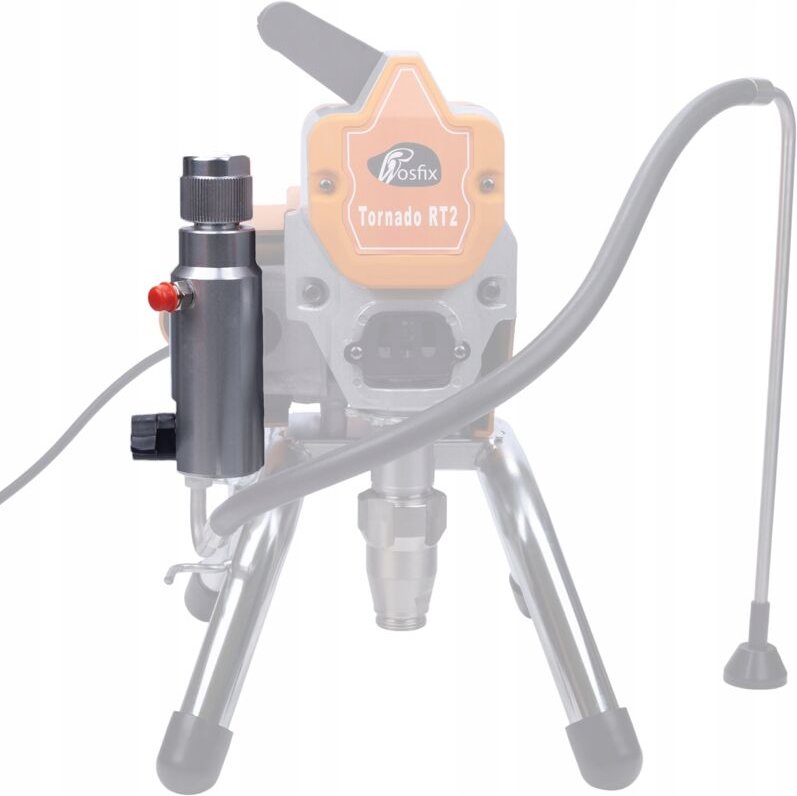 Rosfix Ventilblock RT2/RT3/RT4 – Für Farbspritzgerät Rosfix Tornado Mit Filterhalterung für 91 mm Filter Druckstabilisie...