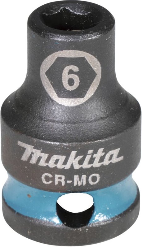 E-15877 Steckschlüssel 3/8" SW6 Impact Black kurz - Makita