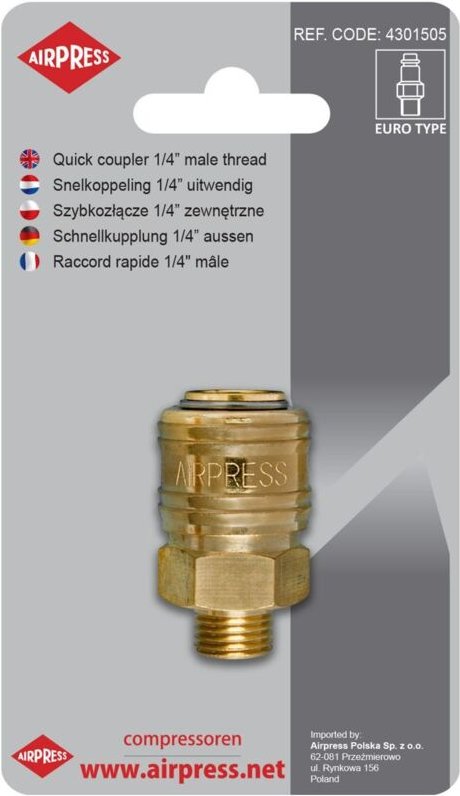 Schnellkupplung Mit 1/4'' Aussengewinde - Ap 4301505