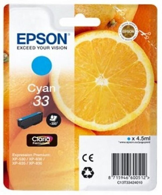 Epson C13T33434012 Druckerpatrone 33 magenta Claria Premium Ink (C13T33434012)