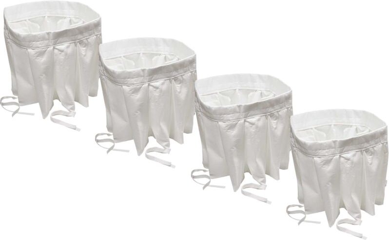 vhbw 4x Mikro-Hygienefilter kompatibel mit Nilfisk CTT40, S3, S3B, S2N, CTS 40 MC, S2N6, S2, S2B, NT22 L100 Staubsauger ...