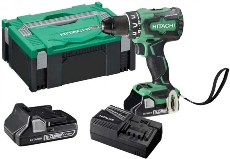 Akkuschrauber HIKOKI 18V Li-Ion (2x 3Ah) + HIT-SYSTEM Koffer CASE DS18DDWQZ