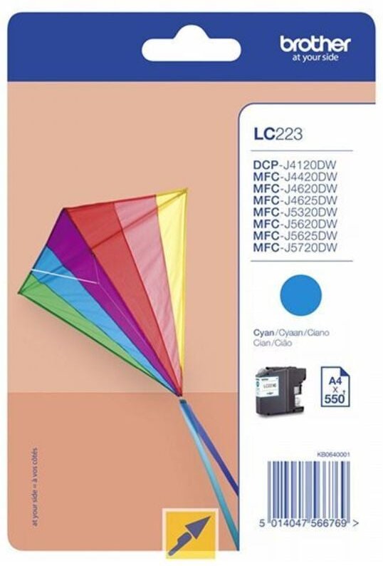 Tintenpatrone Originalzubehör LC-223C ca. 550 Seiten cyan 5,9ml