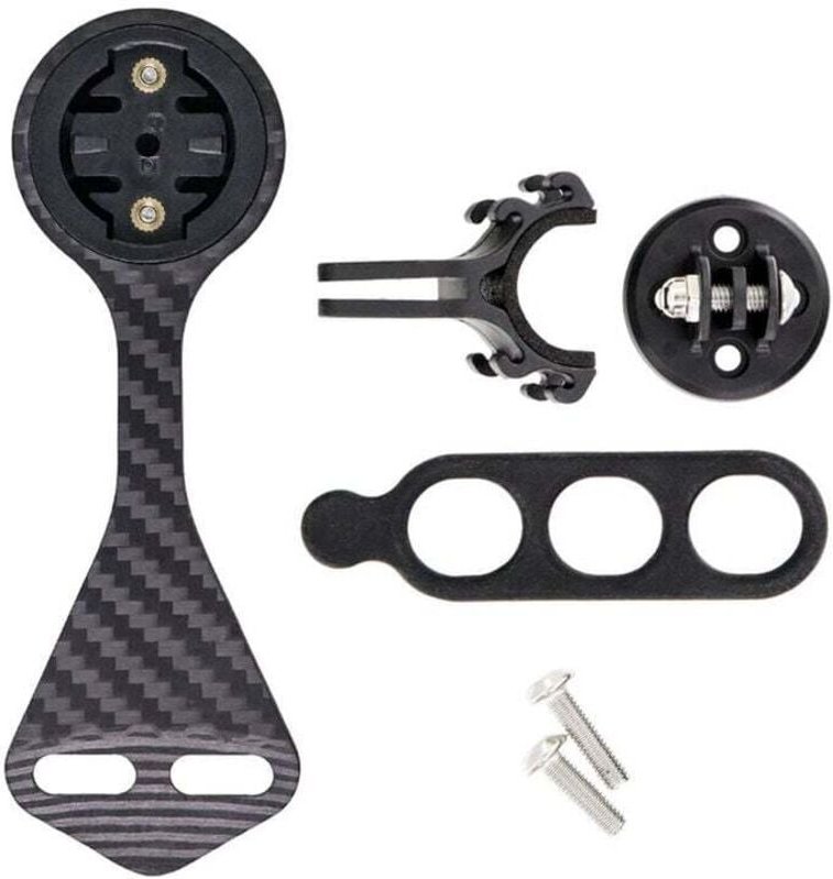 Vtizikl Support d'ordinateur en Fiber de carbone pour guidon de vélo F12 pour Garmin Cateye